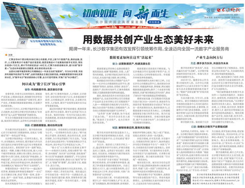 用數(shù)據(jù)共創(chuàng)產(chǎn)業(yè)生態(tài)美好未來(lái)——長(zhǎng)沙數(shù)字集團(tuán)全速邁向全國(guó)一流數(shù)字產(chǎn)業(yè)服務(wù)商